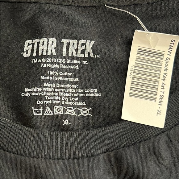 Star Trek Spock Mission New York Men's Short Sleeve Black T-Shirt Size XL New - Picture 4 of 6